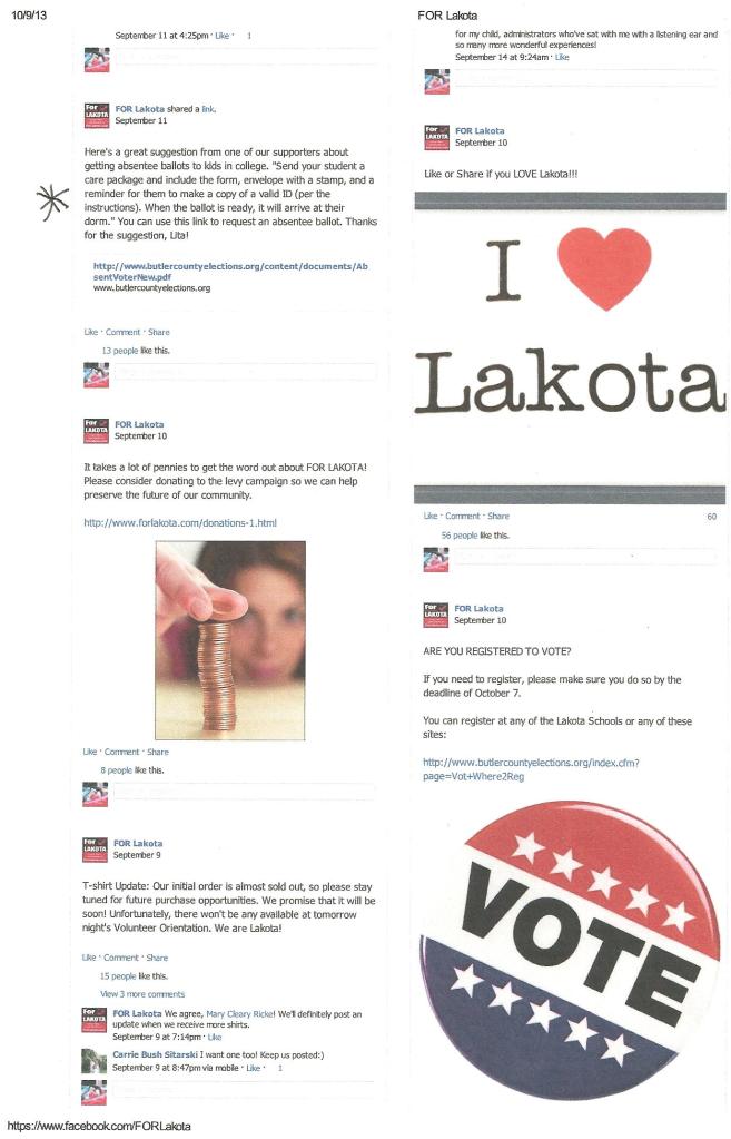 Lakota Facebook